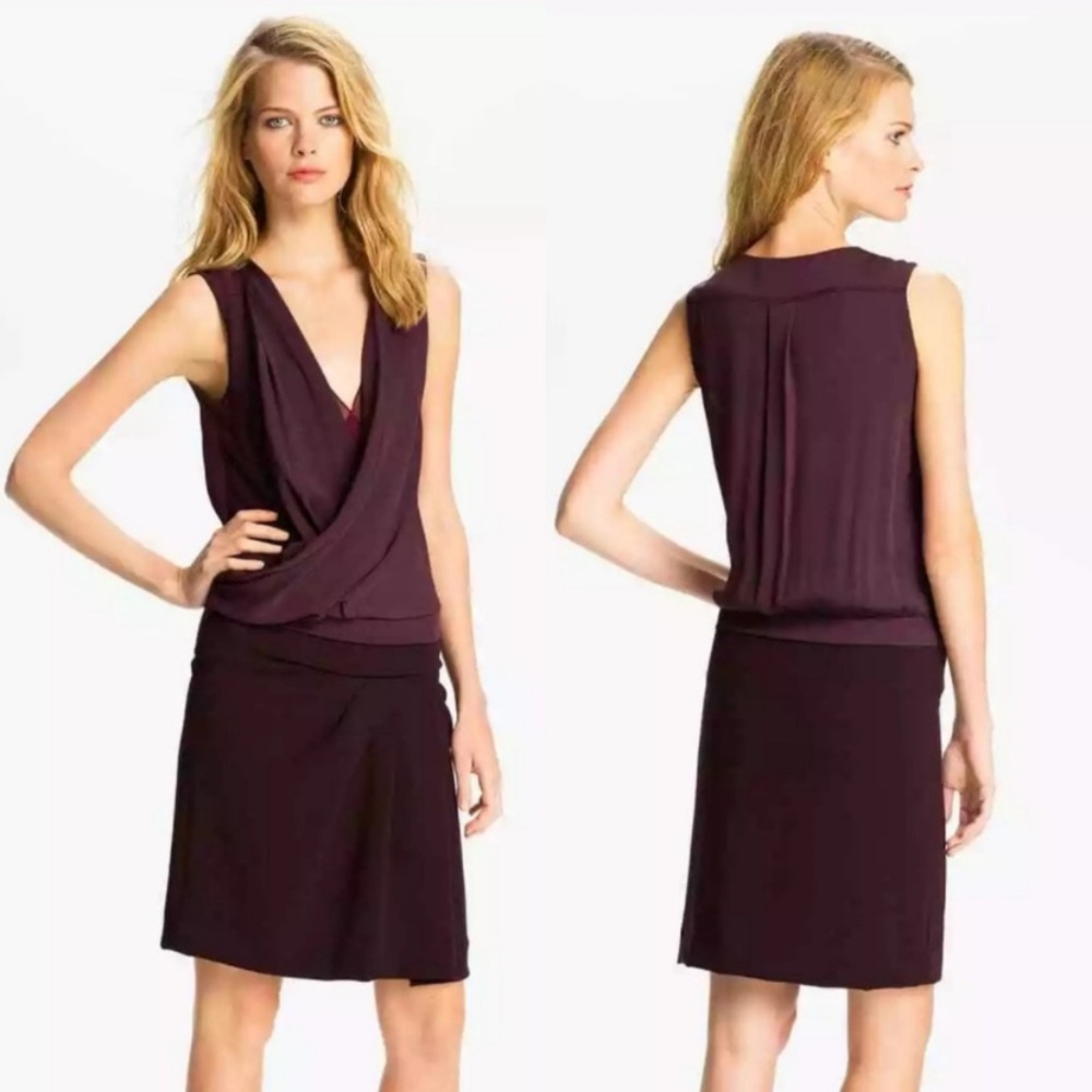Diane Von Furstenberg Daran Burgundy Wine Dress 2